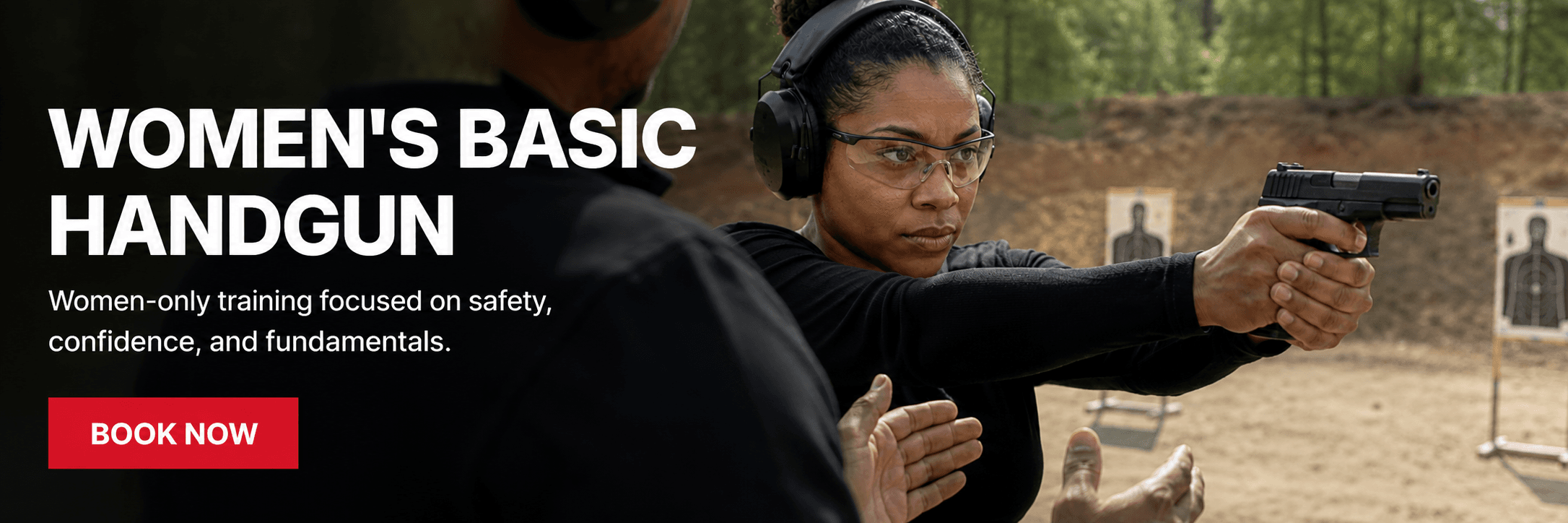 Women's firearms training with Solotactix