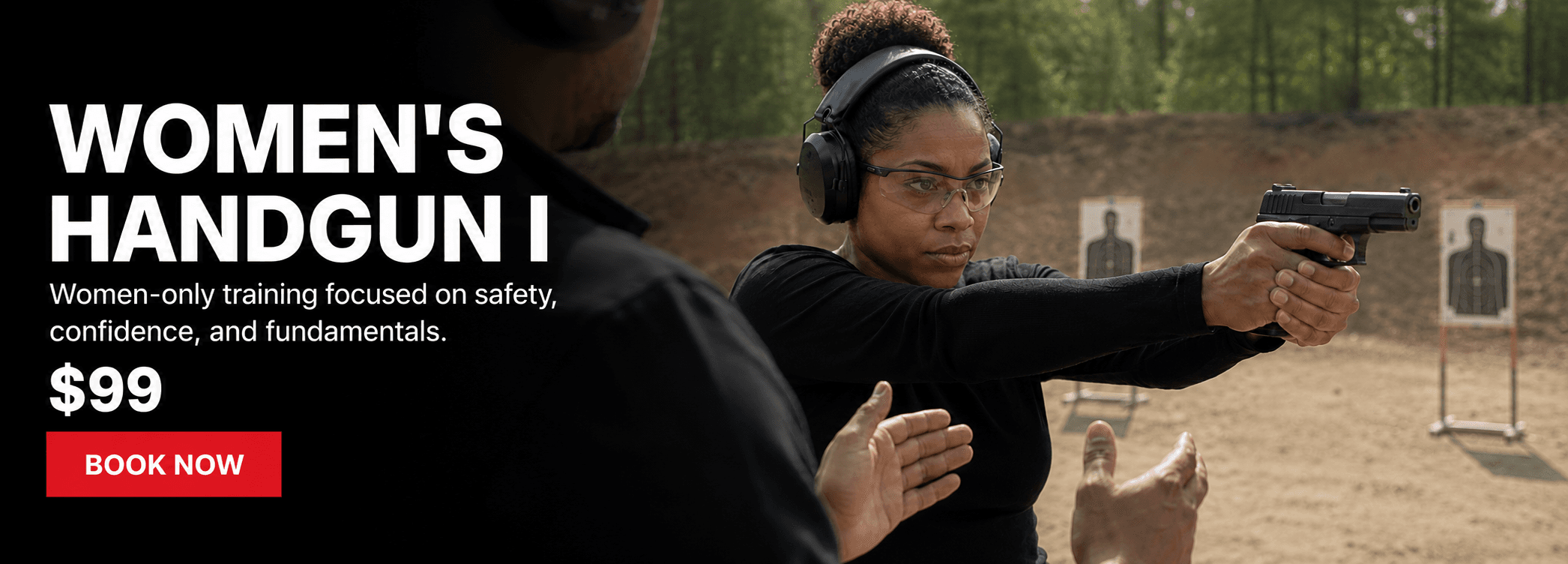 Women's firearms training with Solotactix